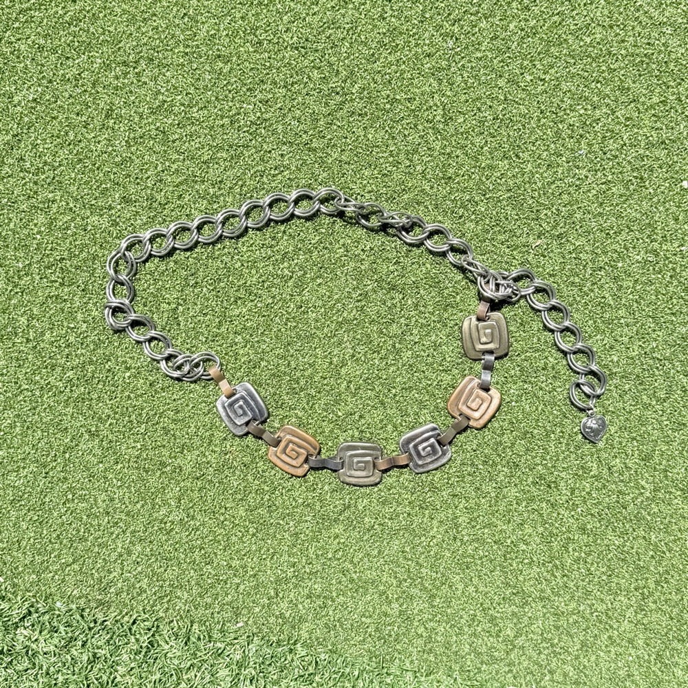 Silver, copper, and bronze, | vintage accent belt